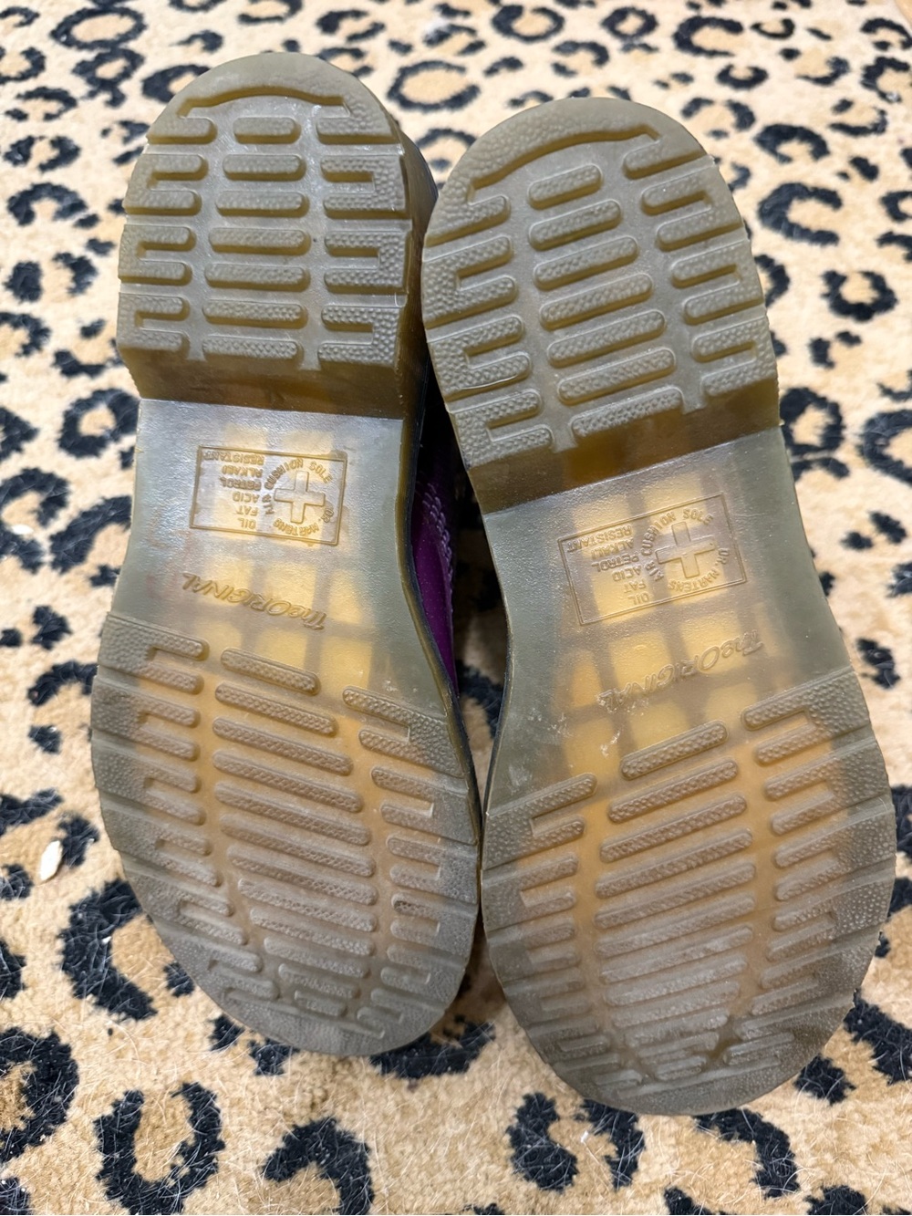 💜MINT CONDITION💜 Vibrant Purple Dr. Martens 1460 8-Eye Boots SE - Size 7 Women’s - Picture 5 of 5